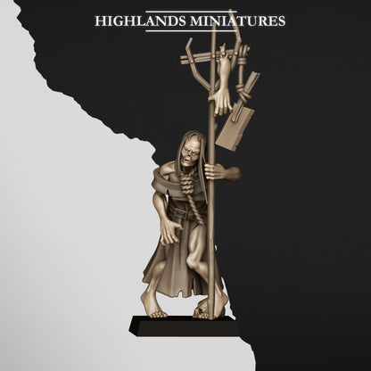 Zombie Command Group | Transilvanya - The Fallen Realm | Highlands Miniatures