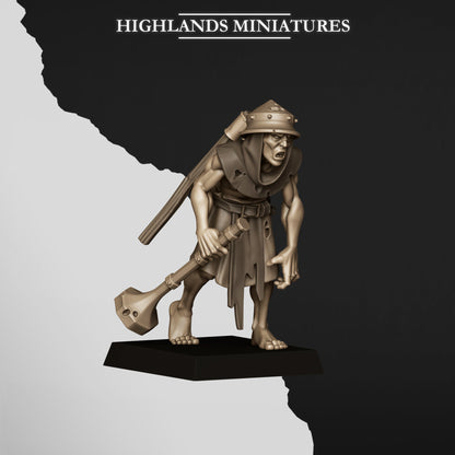 Zombie Command Group | Transilvanya - The Fallen Realm | Highlands Miniatures
