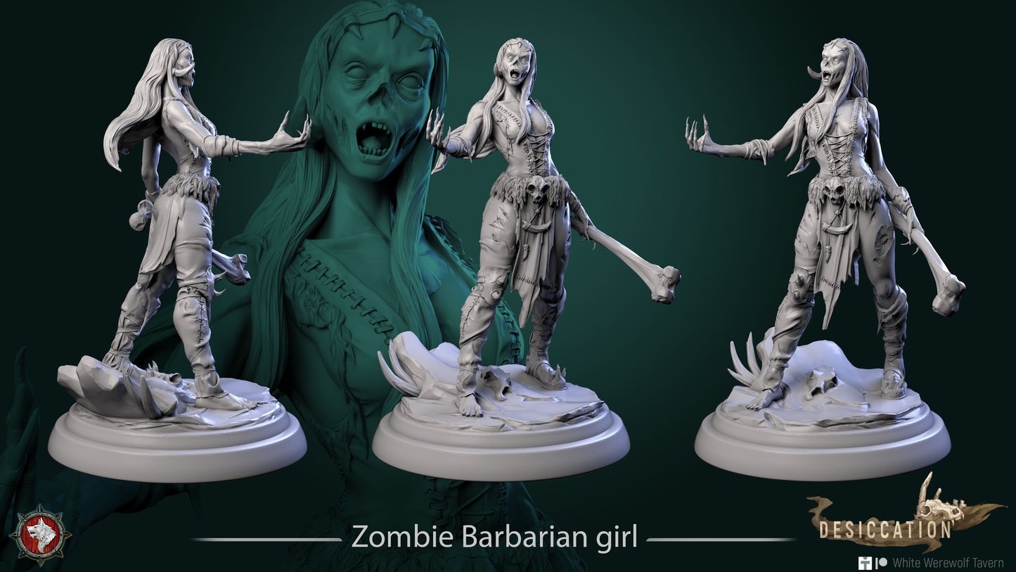 Zombie Barbarians Female Set | Desiccation | White Werewolf Tavern