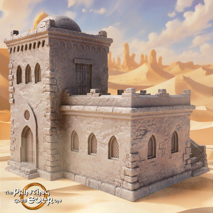 Adobe Houses Set | Sands of the East | The Printing Goes Ever On | MESBG