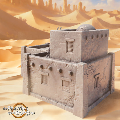 Adobe Houses Set | Sands of the East | The Printing Goes Ever On | MESBG