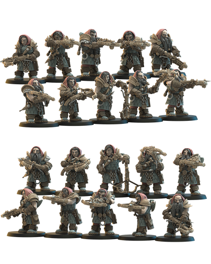 Armbrøst Guard | Niavellir Dwarves | Lost Kingdom Miniatures