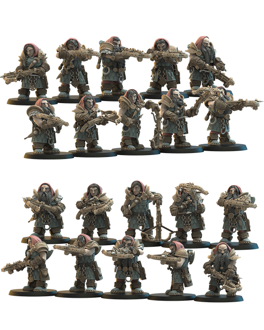 Armbrøst Guard | Niavellir Dwarves | Lost Kingdom Miniatures