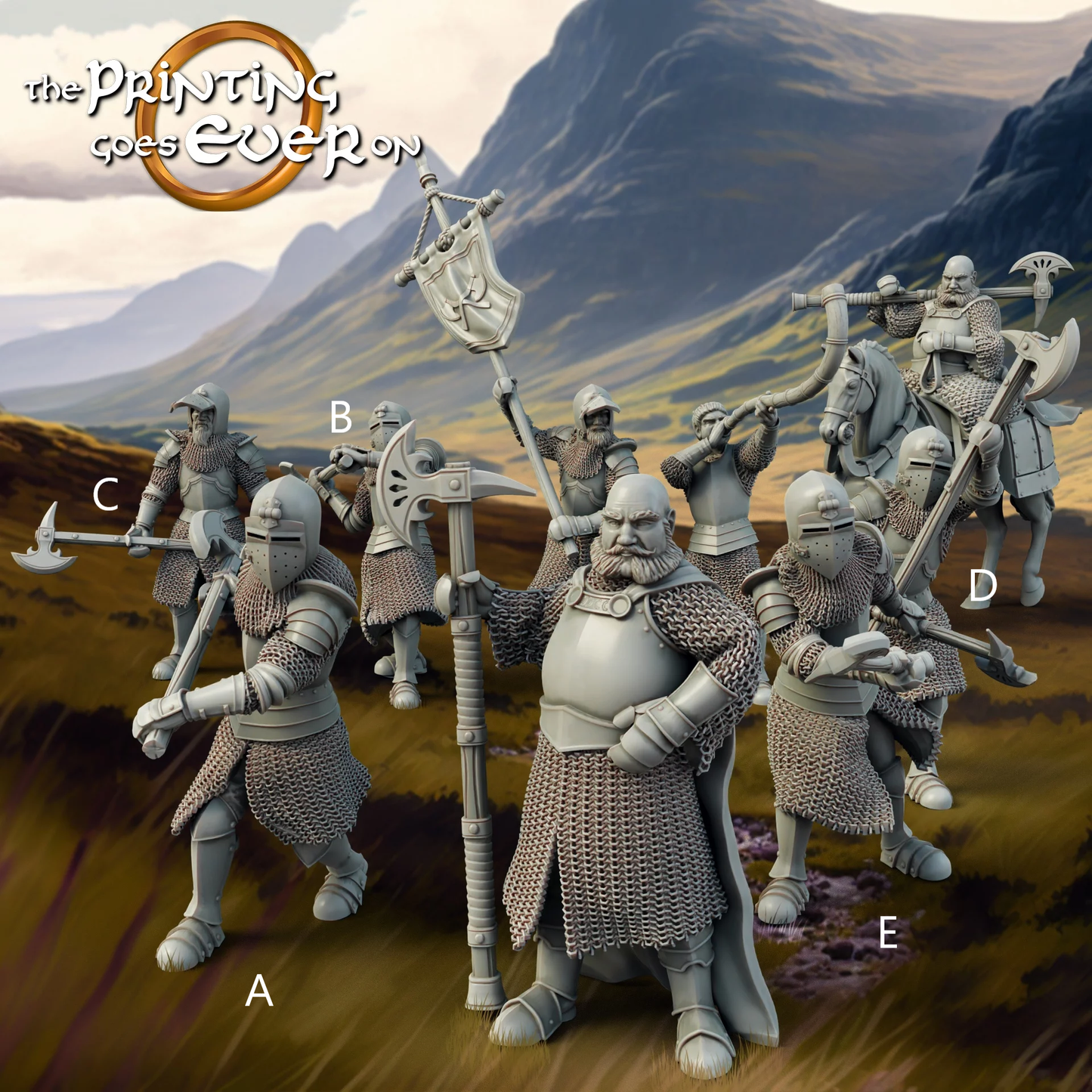 Axemen – Warband | Allies and Fiefs | The Printing Goes Ever On