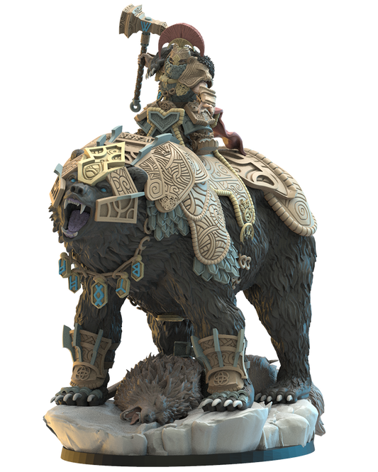 Bofarr, Bjørn Commander | Niavellir Dwarves | Lost Kingdom Miniatures
