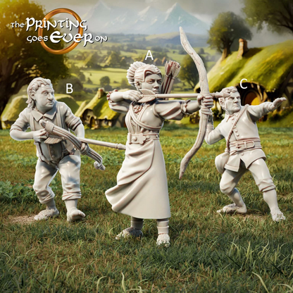 Halfling Bowmen | Halfling Rebellion | MESBG | The Printing Goes Ever On