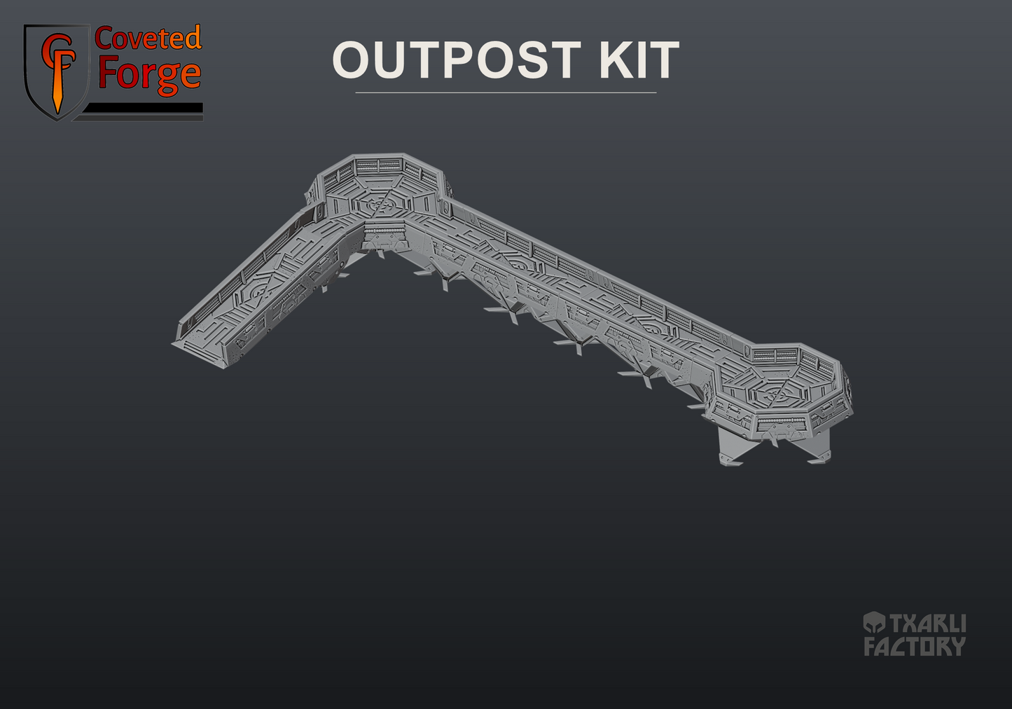 Elevated Sci-Fi Trenches Outpost kit