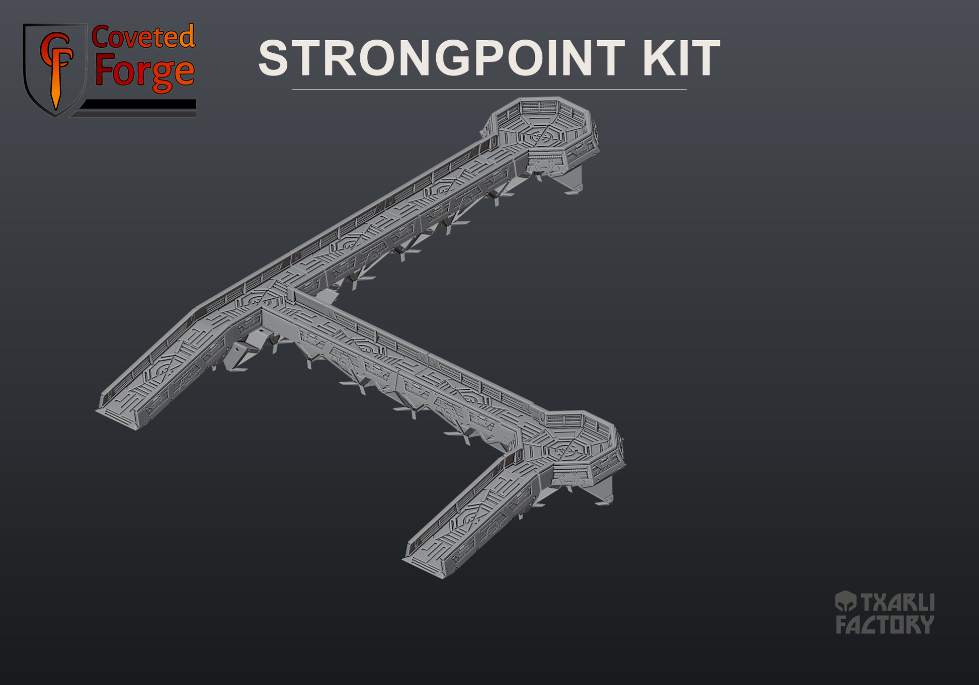 Elevated Sci-Fi Trenches Strongpoint kit