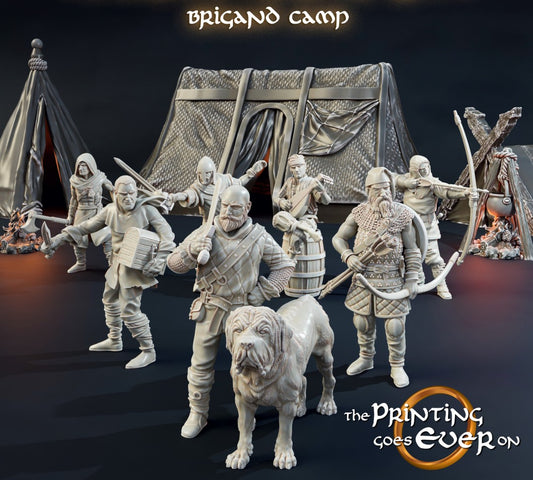 Brigand Camp | MESBG | The Printing Goes Ever On
