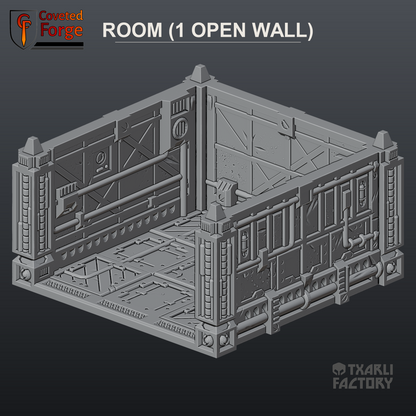 Room (1 Open Wall)