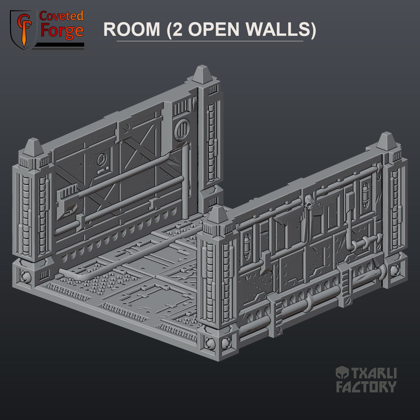 Room (2 Open Walls)