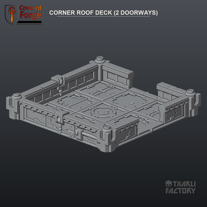 Corner Roof Deck (2 Doorways)