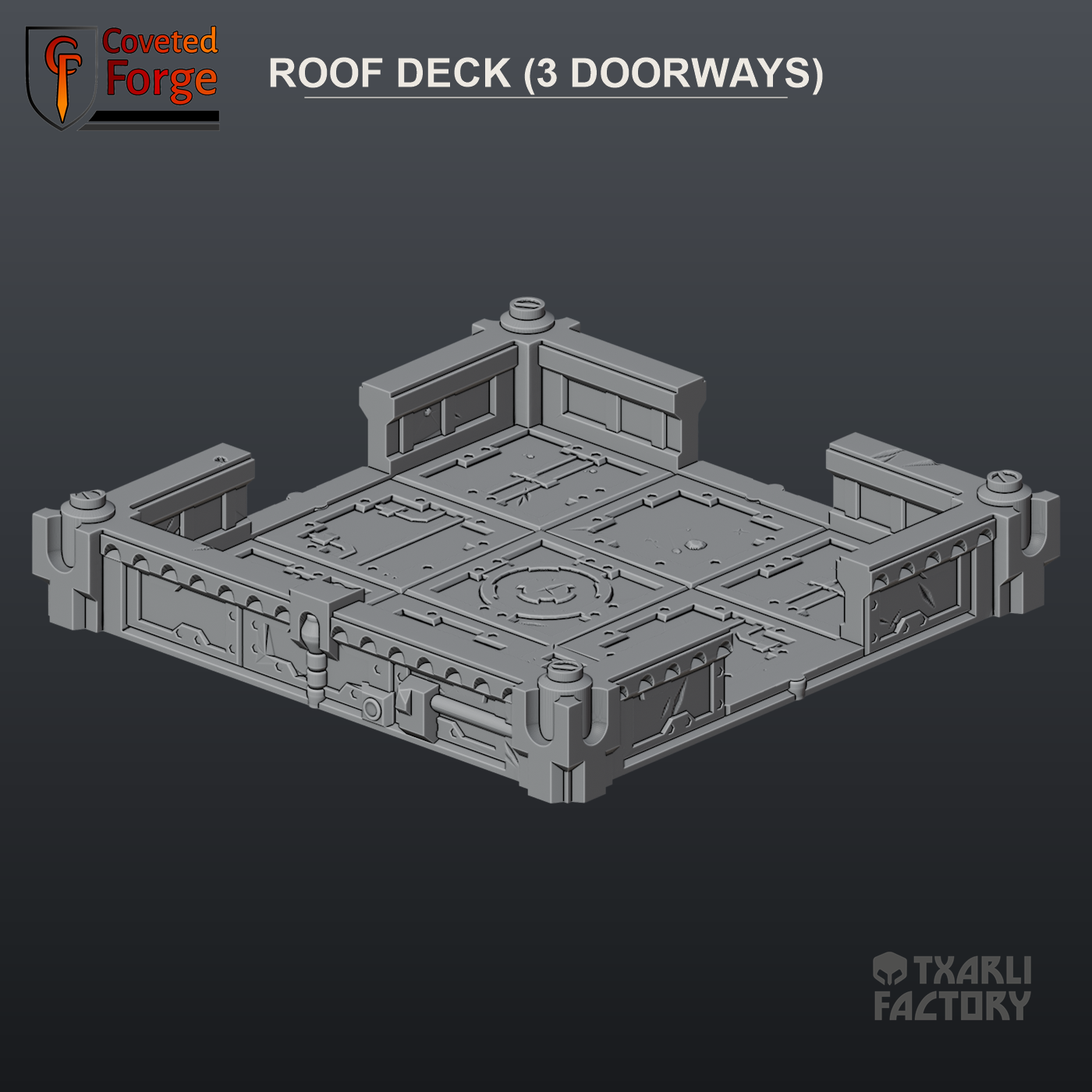Roof Deck (3 Doorways)