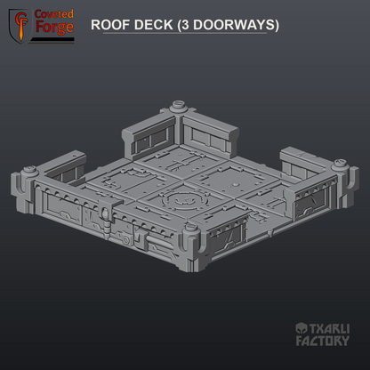 Roof Deck (3 Doorways)