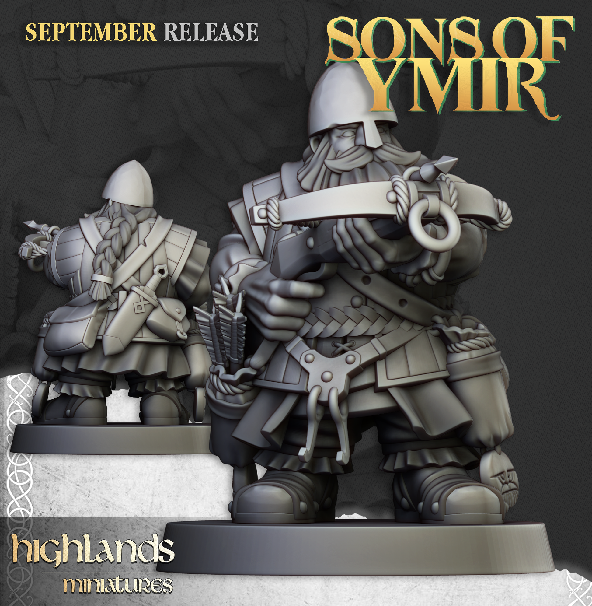 Dwarf Crossbowman pose 1