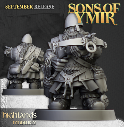 Dwarf Crossbowman pose 1