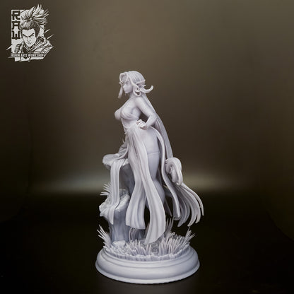 Cerera - Elf Maiden | Clothed or Nude | Resin 3D Printed Pinup | Ronin Arts Workshop