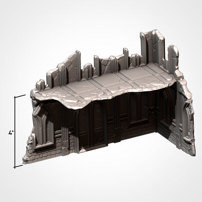 Corner Ruin 8x4in A: upper floor and interior view, 4 in ground storey (Txarli Factory render)
