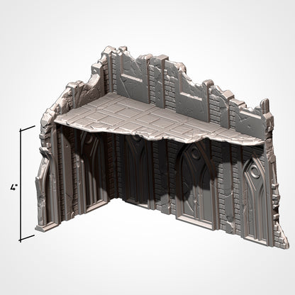 Corner Ruin 8x4in B: upper floor and interior view, 4 in ground storey (Txarli Factory render)