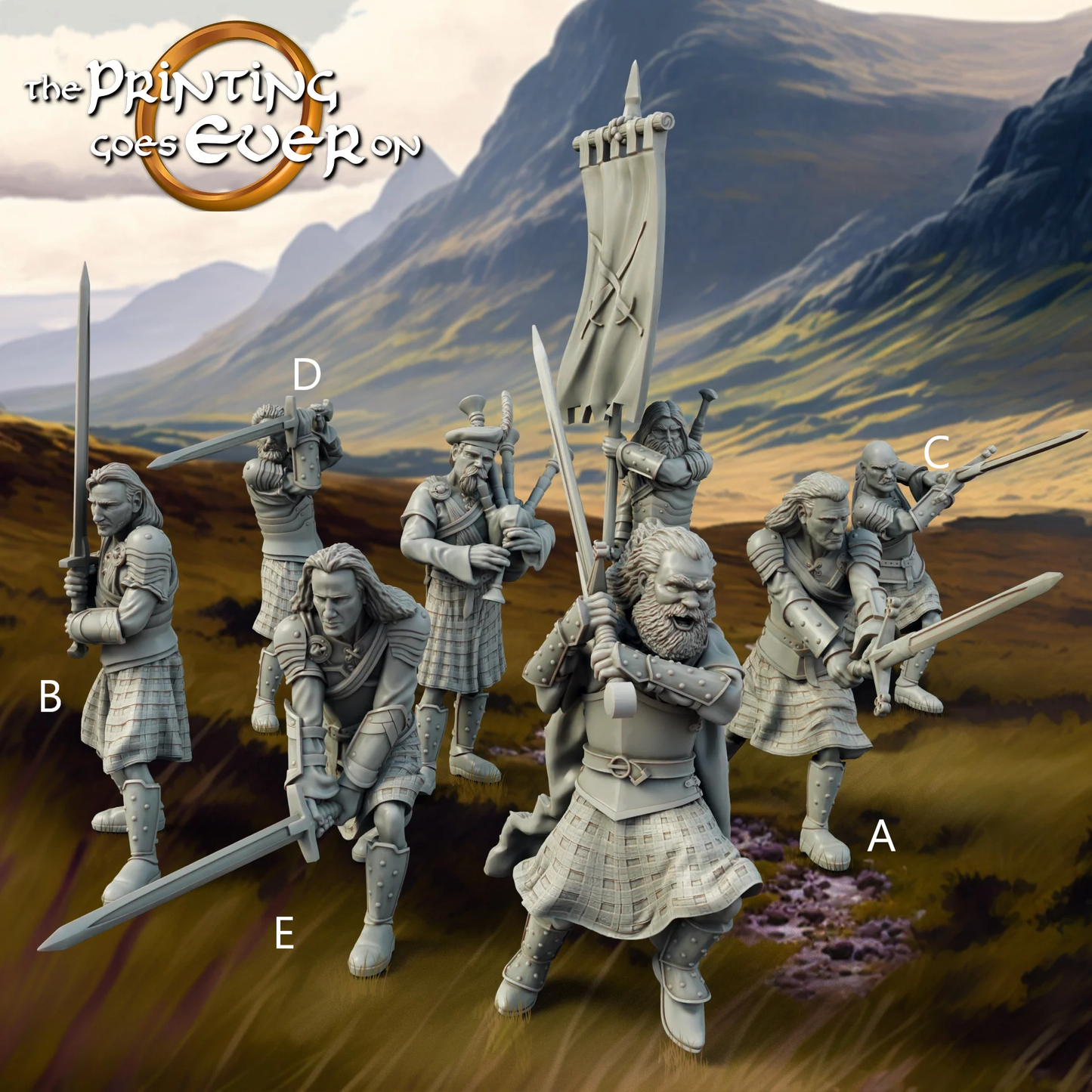 Clansmen  – Warband | Allies and Fiefs | The Printing Goes Ever On