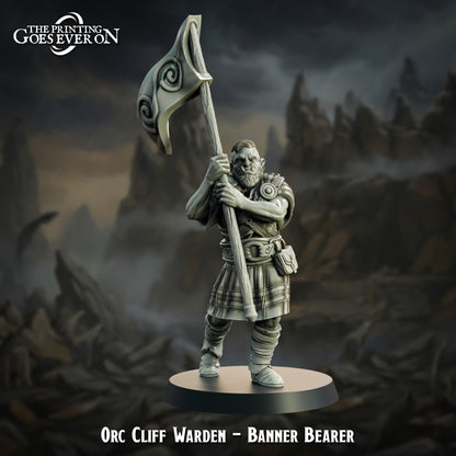 Orc Cliff Warden Banner Bearer