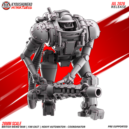 British Weird War Far East heavy automaton coordinator command variant by Kyoushuneko