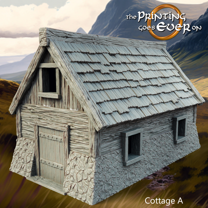 Farmstead Terrain |  Allies and Fiefs | MESBG | The Printing Goes Ever On