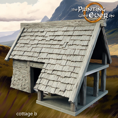Farmstead Terrain |  Allies and Fiefs | MESBG | The Printing Goes Ever On