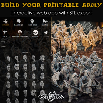 Custom Printed Dwarf! | Tales of the Deep | Muster the Dwarves | The Printing Goes Ever On