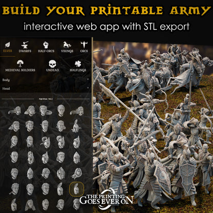 Custom Printed Elf! | Tales of the Elven Kingdom | MESBG | The Printing Goes Ever On