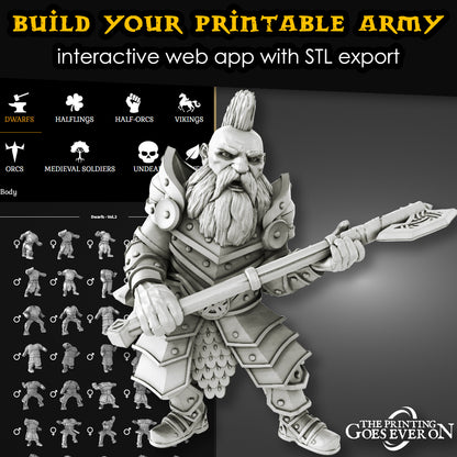 Custom Printed Dwarf! | Tales of the Deep | Muster the Dwarves | The Printing Goes Ever On