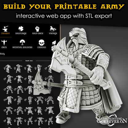 Custom Printed Dwarf! | Tales of the Deep | Muster the Dwarves | The Printing Goes Ever On