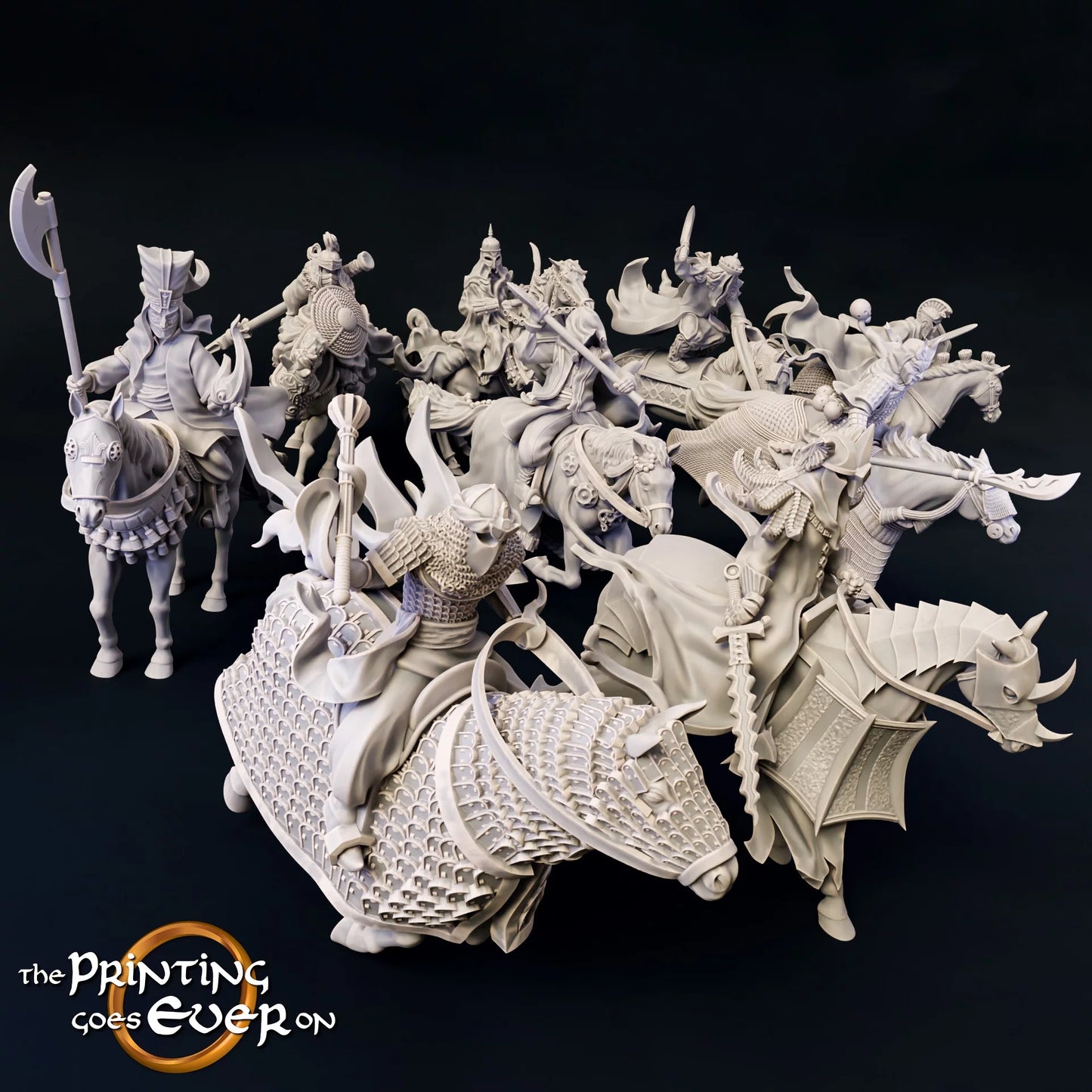 Dark Riders – Mounted | Dark Riders Return | MESBG | The Printing Goes Ever On