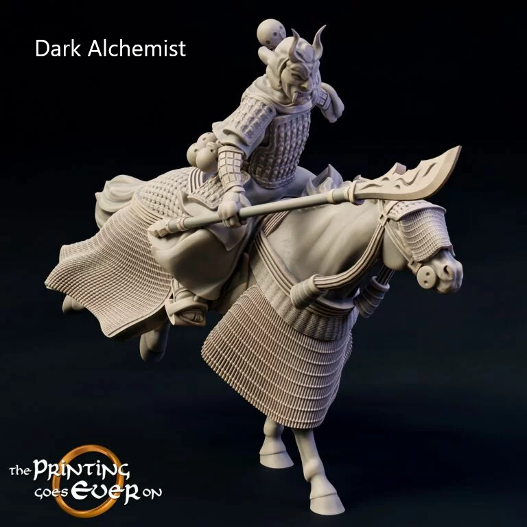 Dark Riders – Mounted | Dark Riders Return | MESBG | The Printing Goes Ever On