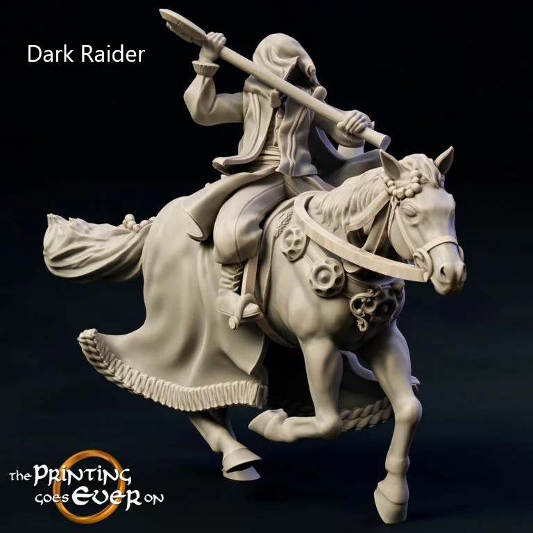 Dark Riders – Mounted | Dark Riders Return | MESBG | The Printing Goes Ever On