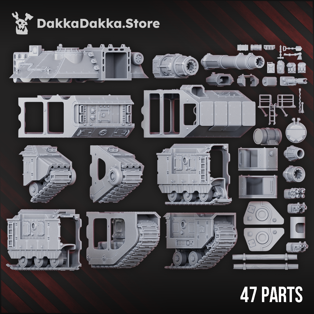Superheavy Tank Barboudon B-5, alternate view