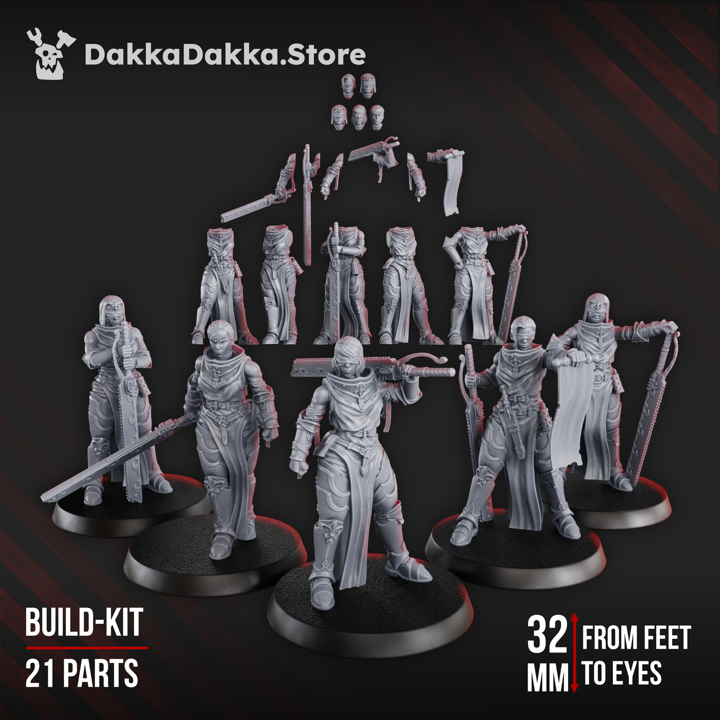 Poenitentiam Battle Sisters parts, bodies, heads and weapons