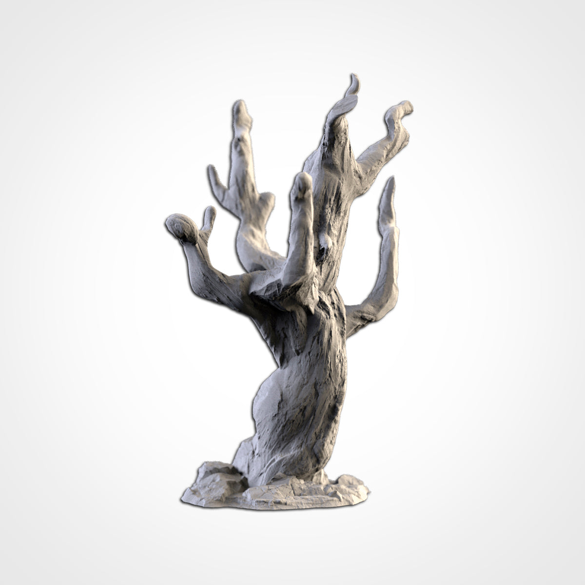 Dead tree scenery piece, 3D printed terrain, Txarli Factory