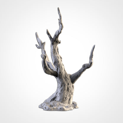 Dead tree scenery piece, 3D printed terrain, Txarli Factory