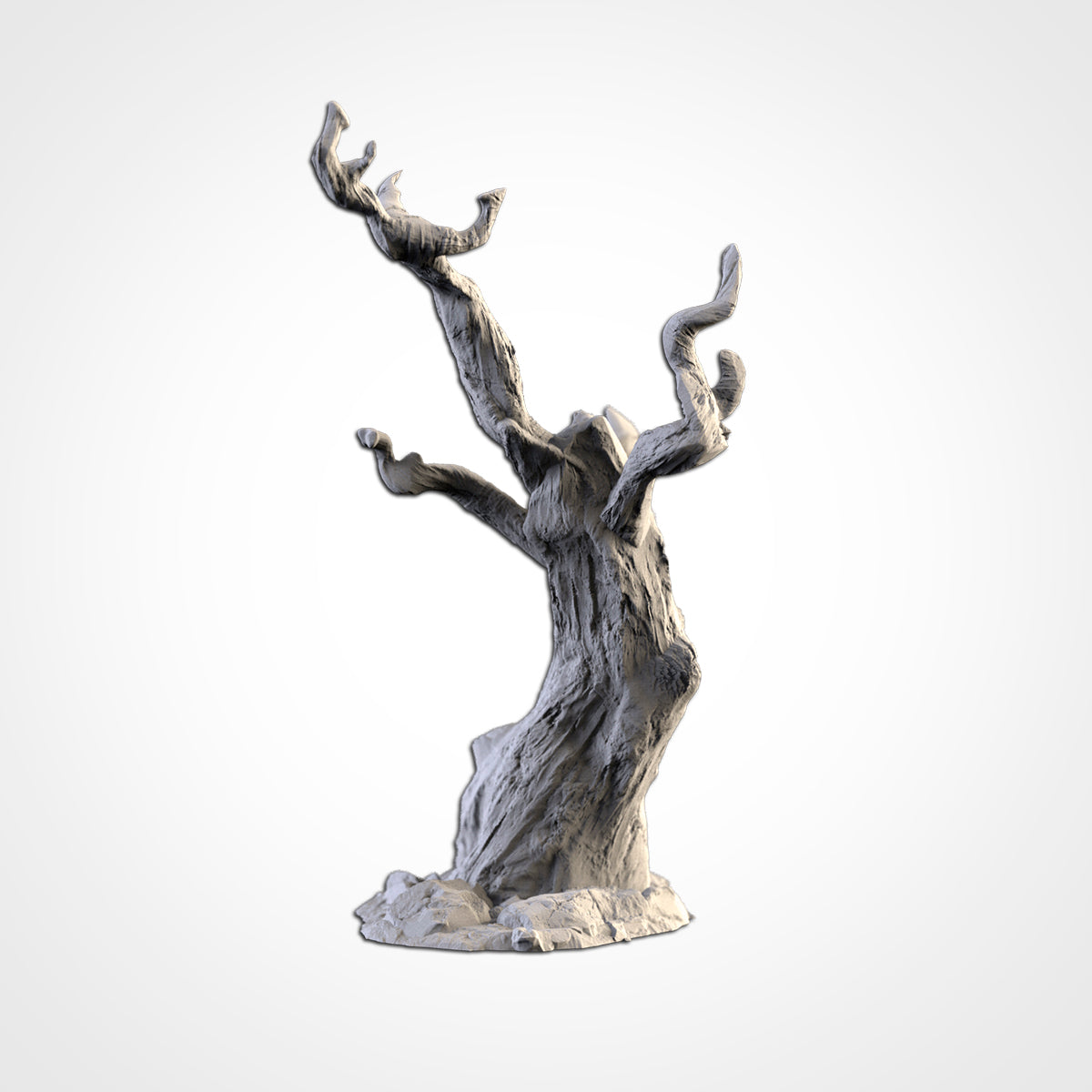 Dead tree scenery piece, 3D printed terrain, Txarli Factory
