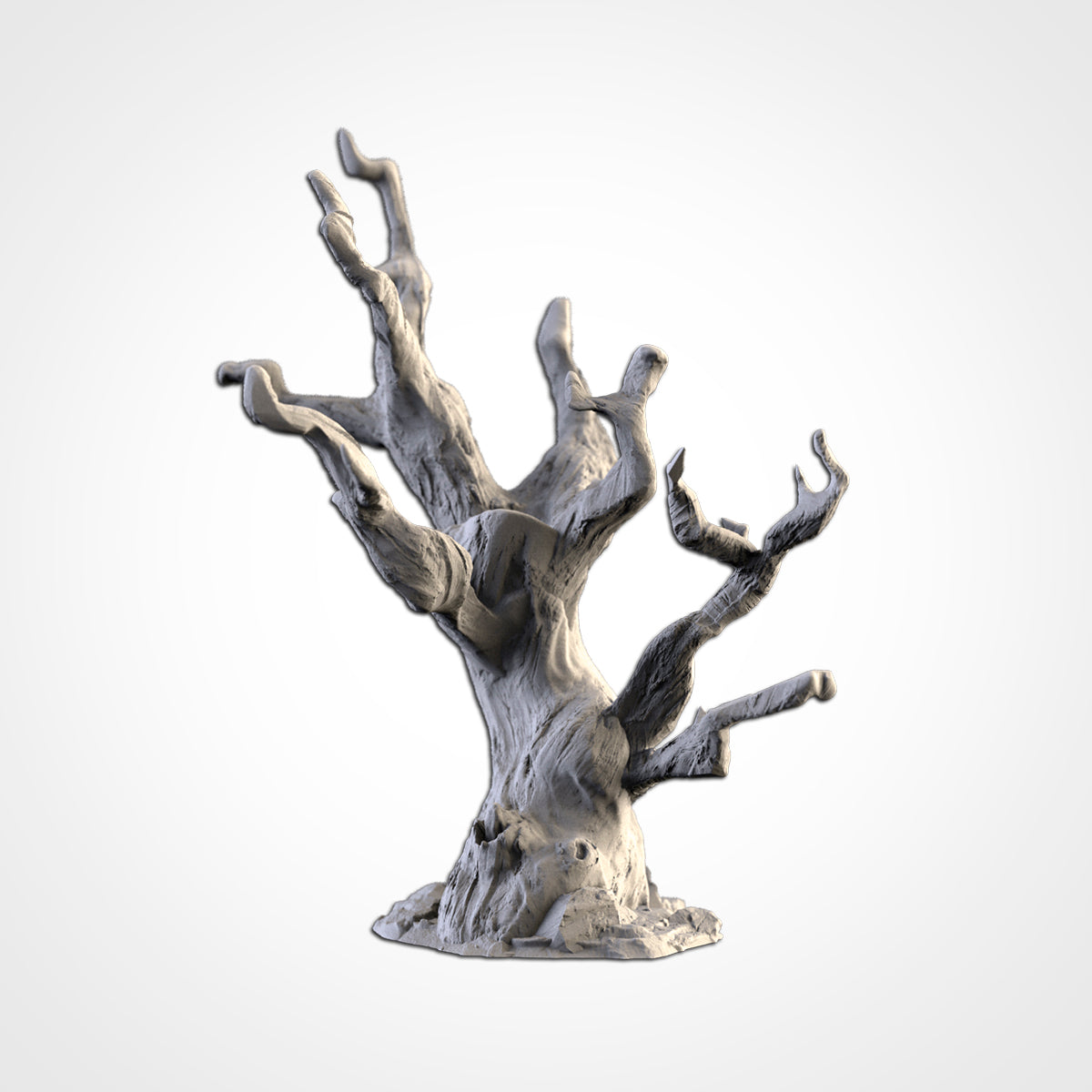 Dead tree scenery piece, 3D printed terrain, Txarli Factory