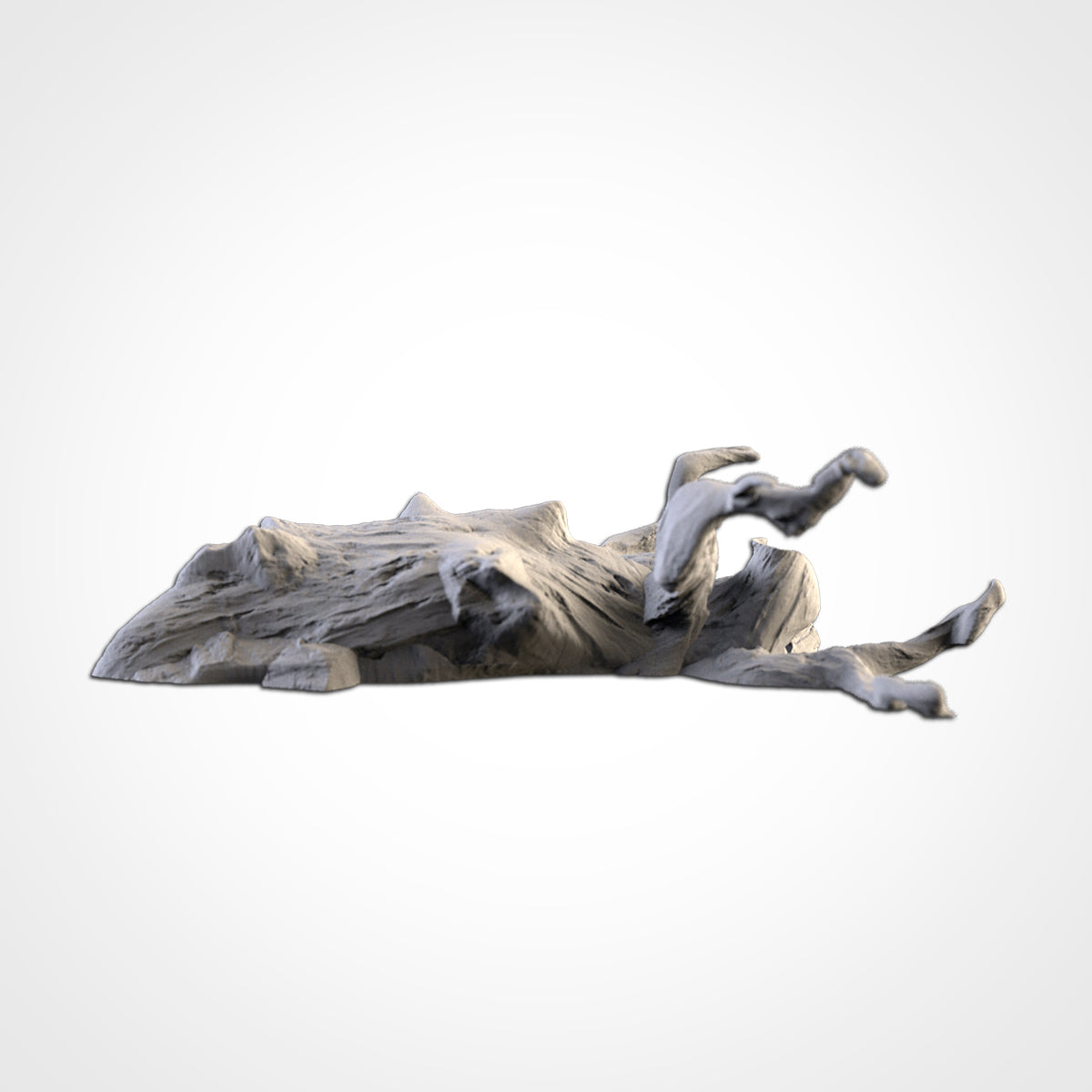 Dead tree scenery piece, 3D printed terrain, Txarli Factory