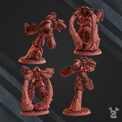 Dragon Armor Jetpack Squad | Fire Lizards | Dakka Dakka Store