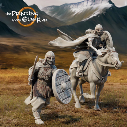 Princess Eadwela – On Foot and Mounted | Last Stand | MESBG | The Printing Goes Ever On
