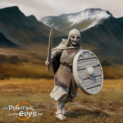 Princess Eadwela – On Foot and Mounted | Last Stand | MESBG | The Printing Goes Ever On