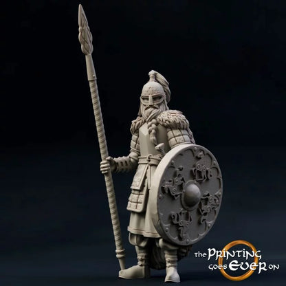 Ridermercia Earl’s Guard – On Foot and Mounted | Realm of the Horse Earls | MESBG | The Printing Goes Ever On
