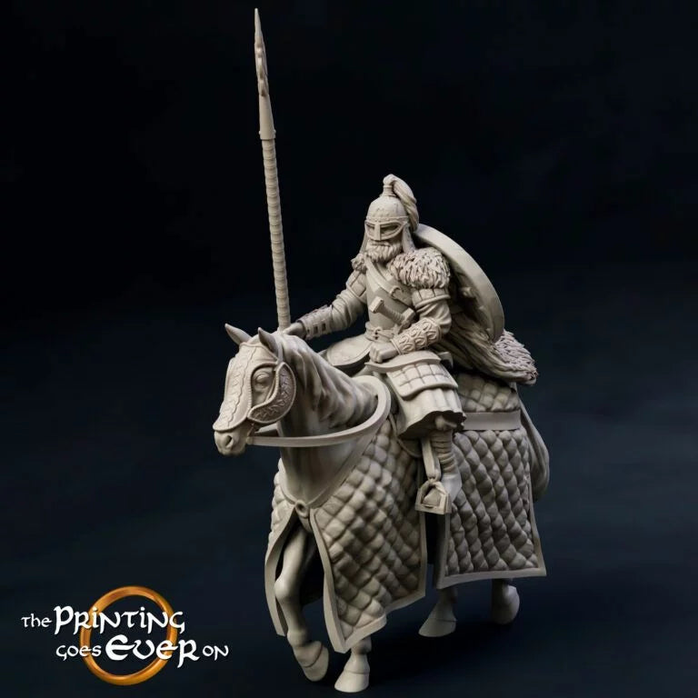 Ridermercia Earl’s Guard – On Foot and Mounted | Realm of the Horse Earls | MESBG | The Printing Goes Ever On