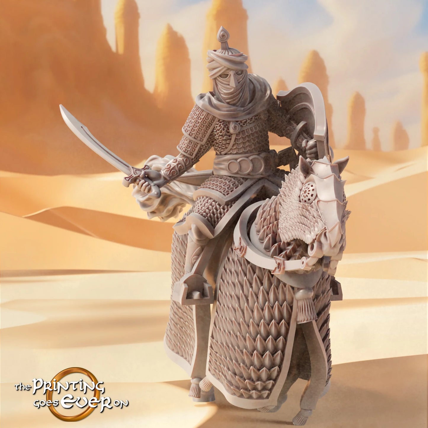 Easterner Cataphracts Set | Sands of the East | MESBG | The Printing Goes Ever On