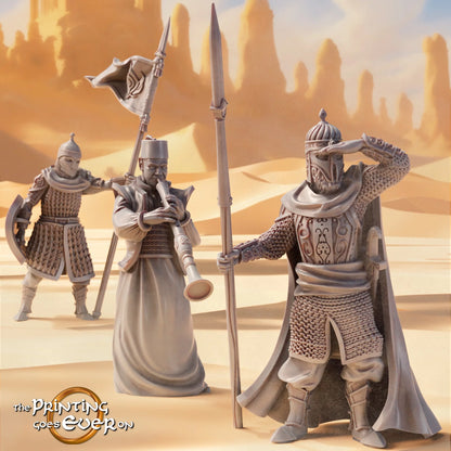 Easterner Command Group | Sands of the East | MESBG | The Printing Goes Ever On