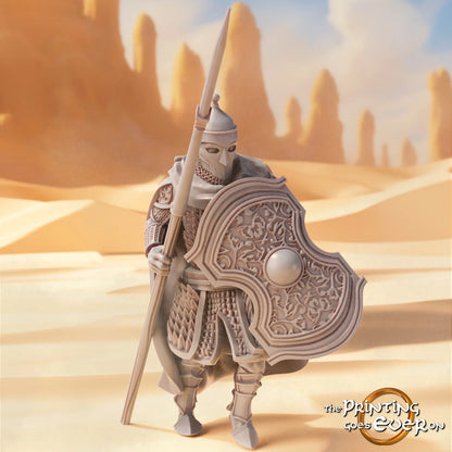 Easterner Spearmen Set | Sands of the East | MESBG | The Printing Goes Ever On